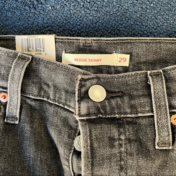 Levi's Wedgie Stretch Skinny Jeans Size 29 - Picture 8 of 8